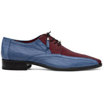 View product image 1: Marco Di Milano Lucca Ostrich & Stingray Shoes Wine / Jeans Blue