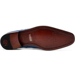 View product image 2: Marco Di Milano Lucca Ostrich & Stingray Shoes Wine / Jeans Blue