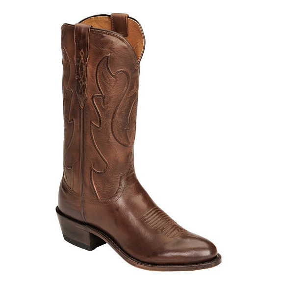 Lucchese M1004.R4 Ranch Hand Leather Boots Tan