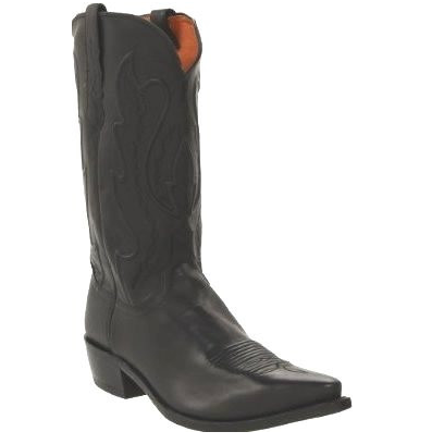 Lucchese M1006.S54 Ranch Hand Leather Boots Black
