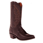 Lucchese M2901.J4 Lizard Boots Black Cherry