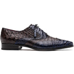 Marco Di Milano Luciano Caiman Crocodile Wingtip Shoes Brown / Navy