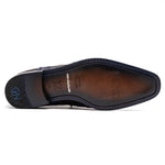 Marco Di Milano Luciano Caiman Crocodile Wingtip Shoes Navy / Brown