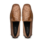Belvedere Luis Ostrich Shoes Tabac