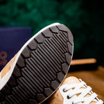 Marco Di Milano Lyon II Ostrich Quill & Calfskin Sneakers Orix / White