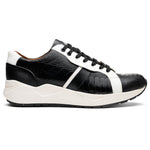Marco Di Milano Lyon Ostrich Leg & Calfskin Sneakers Black / White