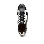Marco Di Milano Lyon Ostrich Leg & Calfskin Sneakers Black / White