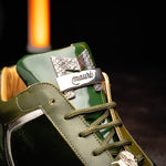 Mauri M705/3 Baby Croc / Velvet Sneakers Money Green (Special Order)