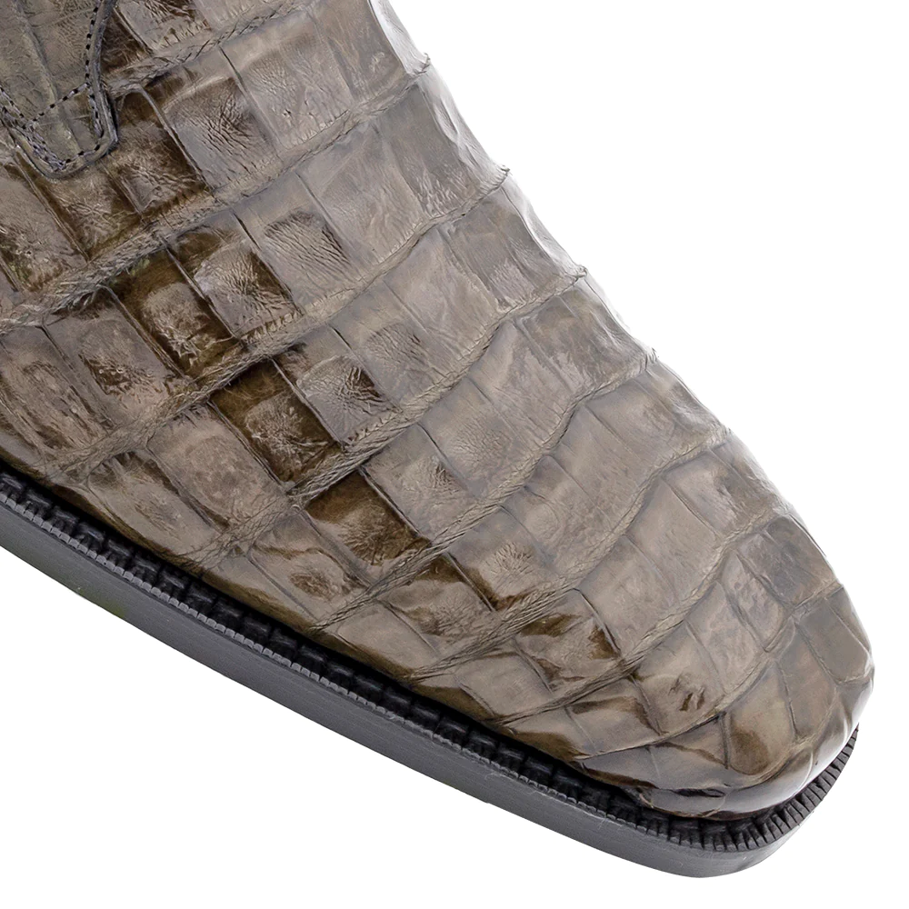 Mezlan Anderson Crocodile Derby Shoes Gray (13584-F)