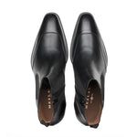 Mezlan Cadence Leather Zip Chelsea Boot Black