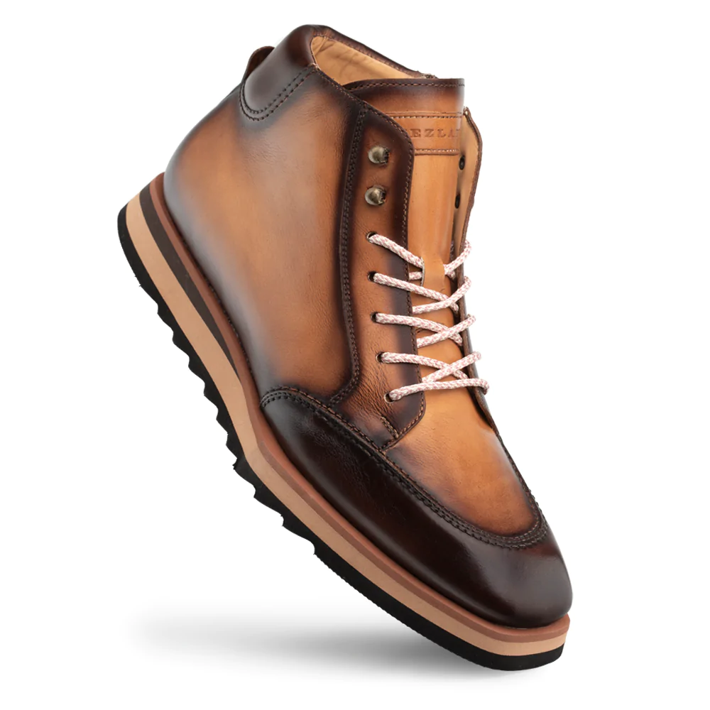 Mezlan Hi-Top Hybrid Boot Multi Tan 