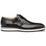 Mezlan Double Monk Strap Black