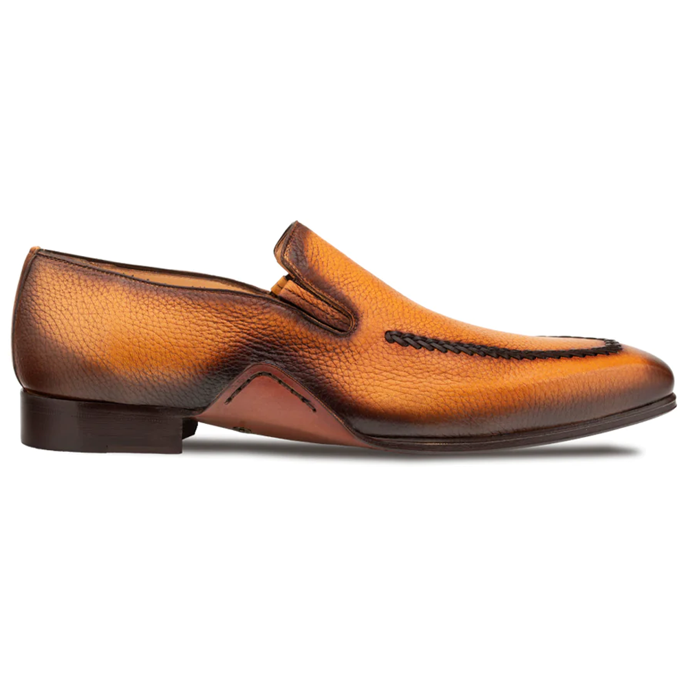 Mezlan Deerskin Opanka Loafer Cognac