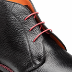 Mezlan Conqueror Deerskin Demi-Boot Black