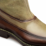 Mezlan Corso Two-Tone Contrast Boots Chocolate / Olive (20812)