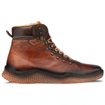 Mezlan Sunset Speed Deer Lace Up Boot Dark Cognac