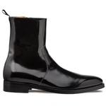 Mezlan Marques Hi-Shine Leather Boot Black