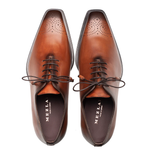 Mezlan Cupula Patina Whole-Cut Oxfords Tan (20933)