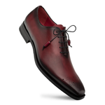 Mezlan Cupula Patina Whole-Cut Oxfords Burgundy (20933)