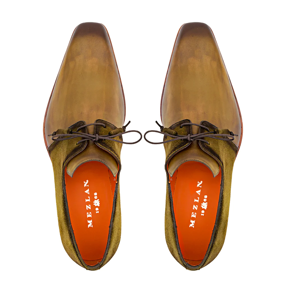 Mezlan Luce Lace-Up Derby Green (20934)