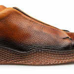 Mezlan Calcio Deer Slip On Sneaker Cognac 