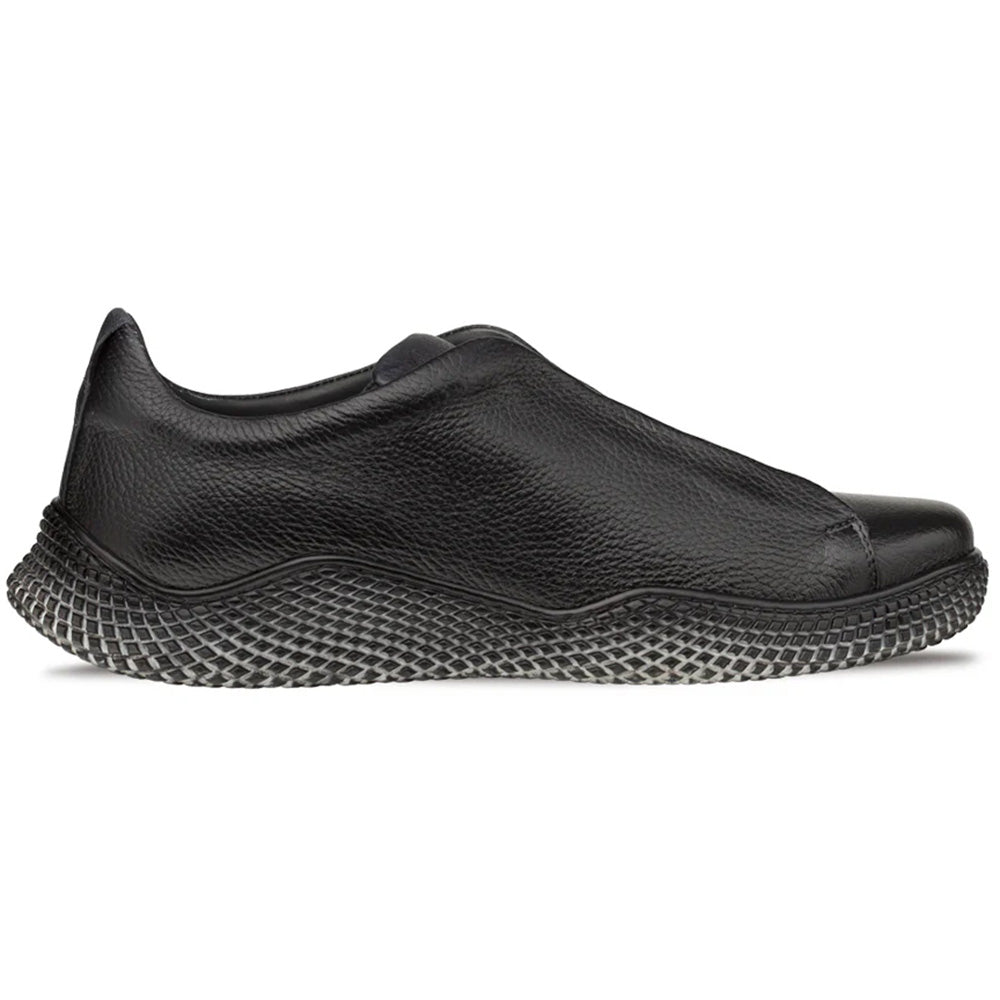 Mezlan Calcio Deer Slip On Sneaker Graphite 
