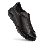 Mezlan Calcio Deer Slip On Sneaker Graphite 