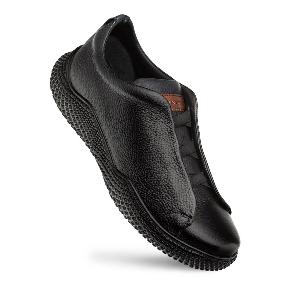 Mezlan Calcio Deer Slip On Sneaker Graphite 