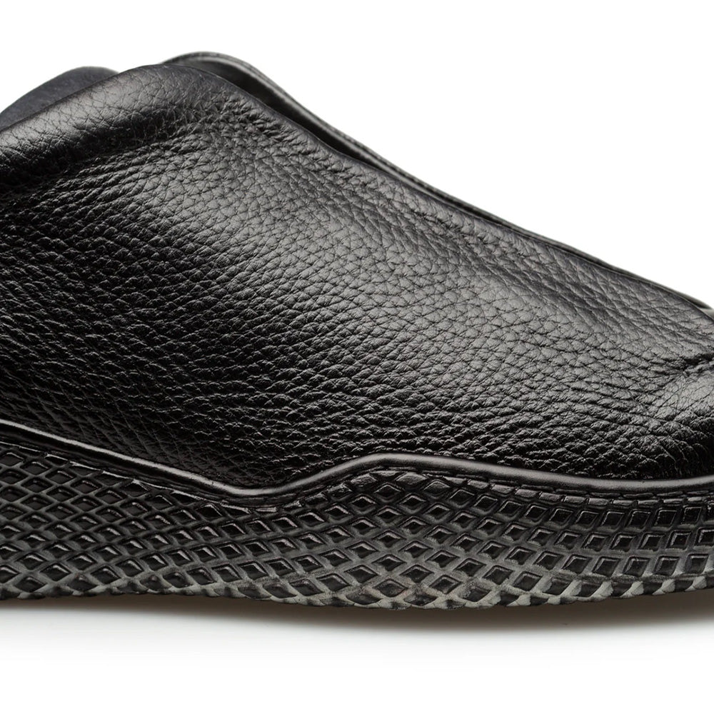 Mezlan Calcio Deer Slip On Sneaker Graphite 