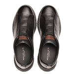 Mezlan Calcio Deer Slip On Sneaker Graphite 