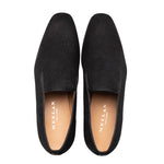 Mezlan Notte Glass Suede Slip On Black (20958)