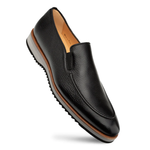 Mezlan Prego Deerskin Rubber Lite Loafers Black (20963)