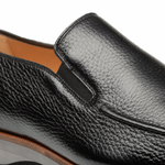 Mezlan Prego Deerskin Rubber Lite Loafers Black (20963)