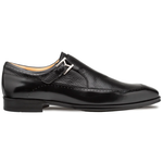 Mezlan Bernardo Deer/Shine Monk Strap Black