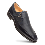 Mezlan Bernardo Deer/Shine Monk Strap Blue (20969)