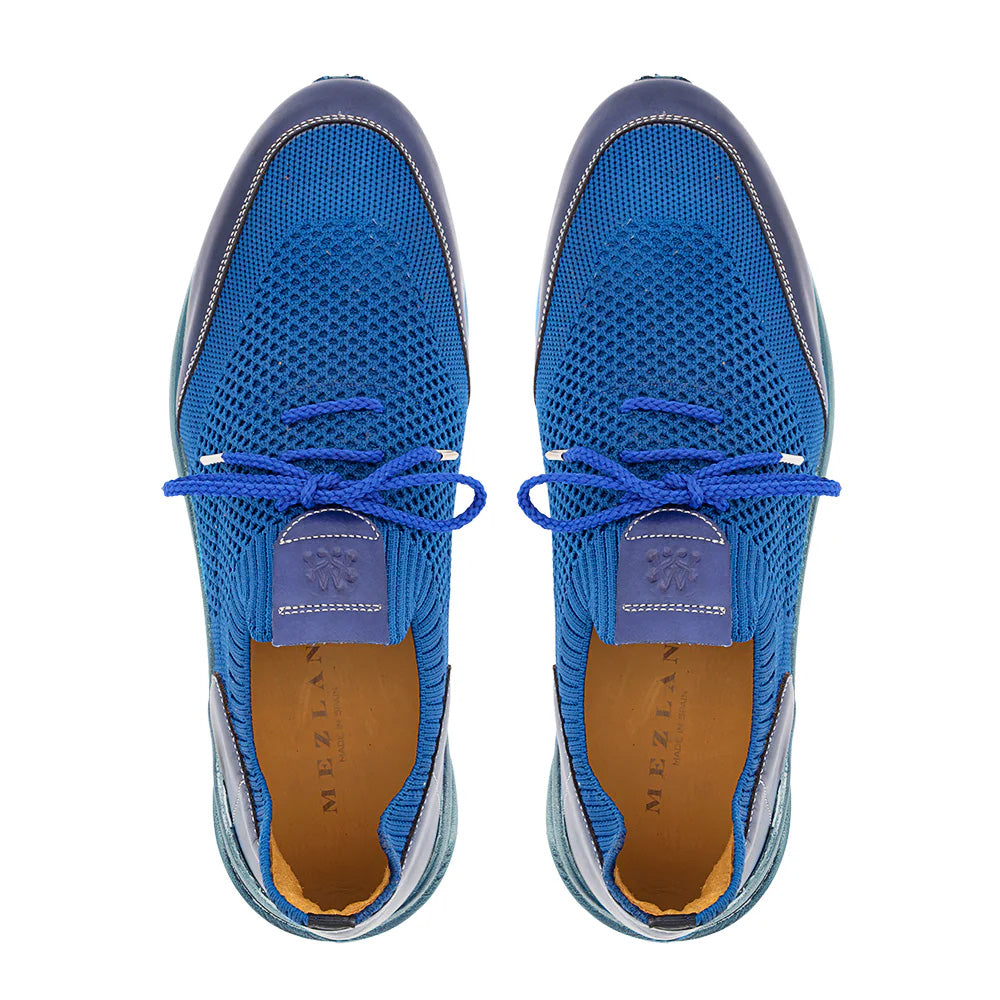 Mezlan Piedra Knitted Sneaker Blue (21027)