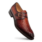 Mezlan Temi Woven Monk Strap Cognac / Rust (21069)