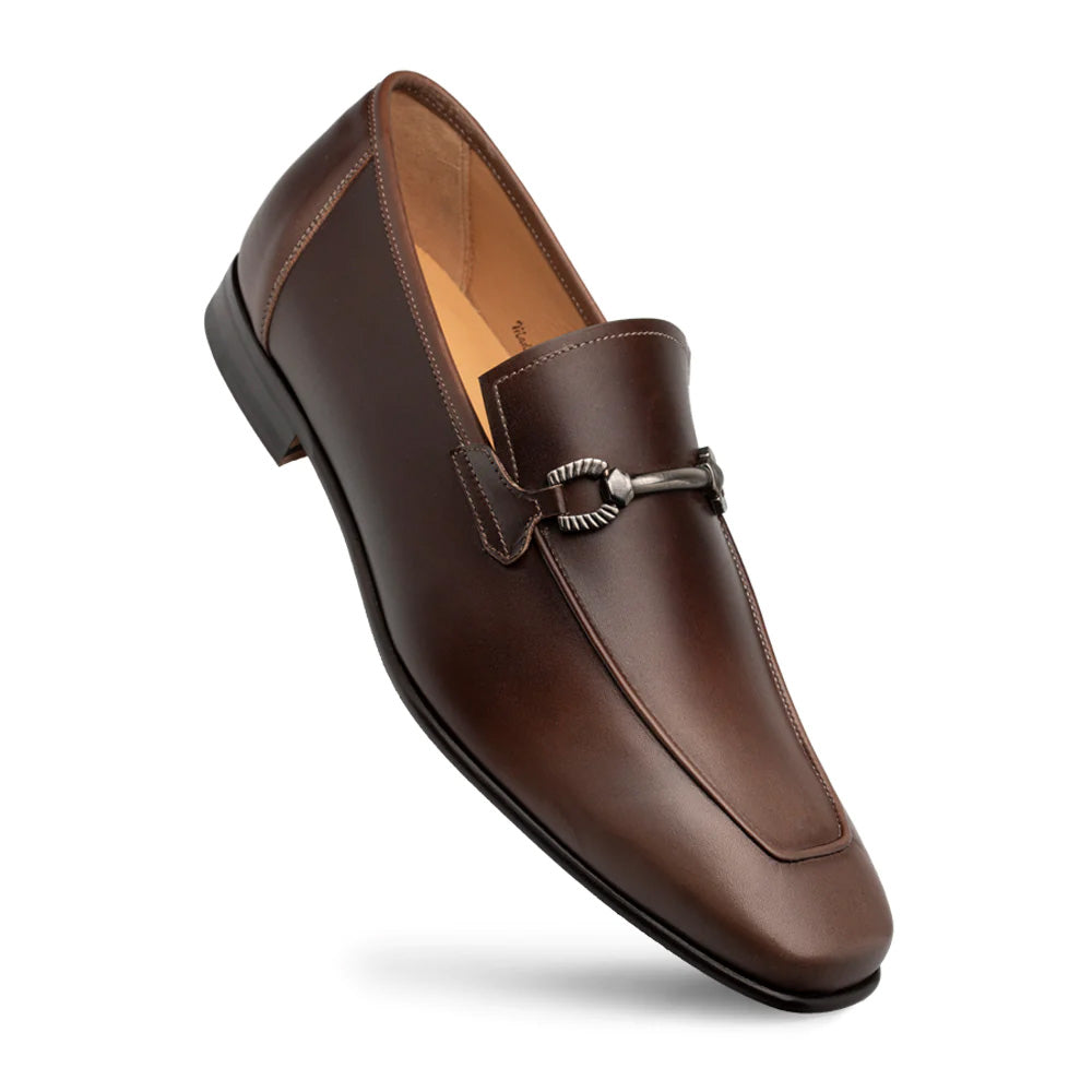 Mezlan Brunello Two-Tone Bit Loafer Taupe / Brown (21100)