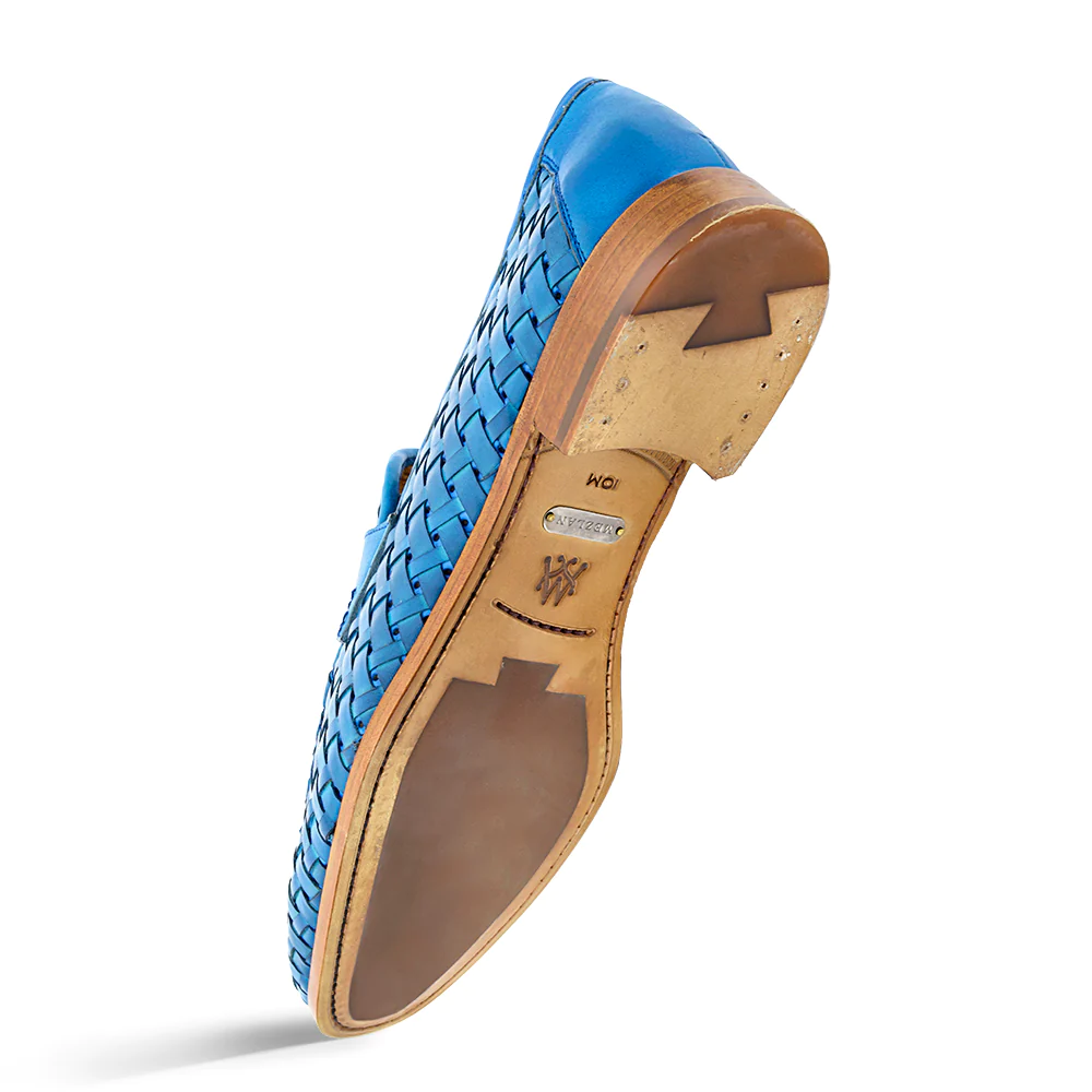 Mezlan Solomeo Woven Penny Loafer Jeans (21101)