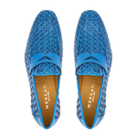 Mezlan Solomeo Woven Penny Loafer Jeans (21101)
