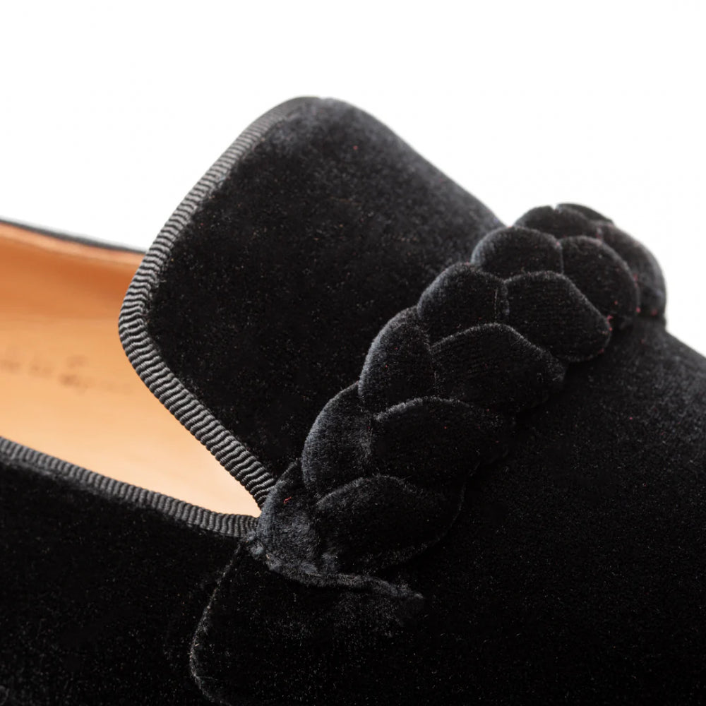 Mezlan Prima Velvet Slip-on Black (21107)