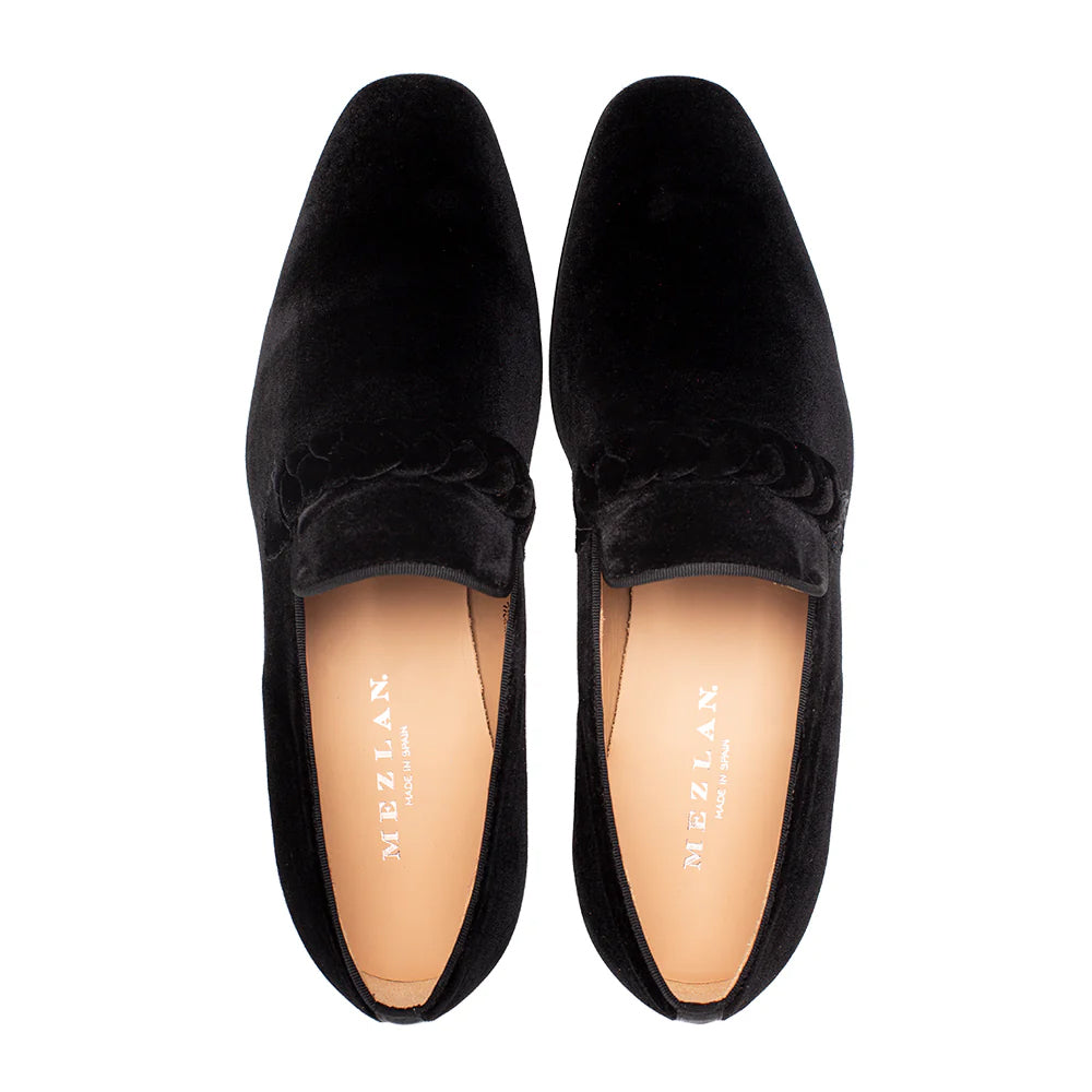 Mezlan Prima Velvet Slip-on Black (21107)