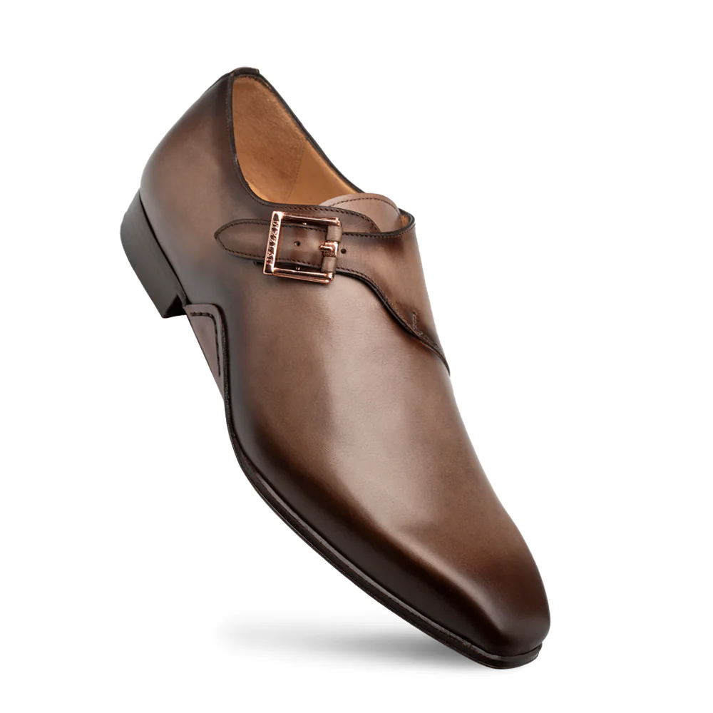 Mezlan Scarpe Monk Strap Taupe (21125)