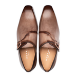 Mezlan Scarpe Monk Strap Taupe (21125)