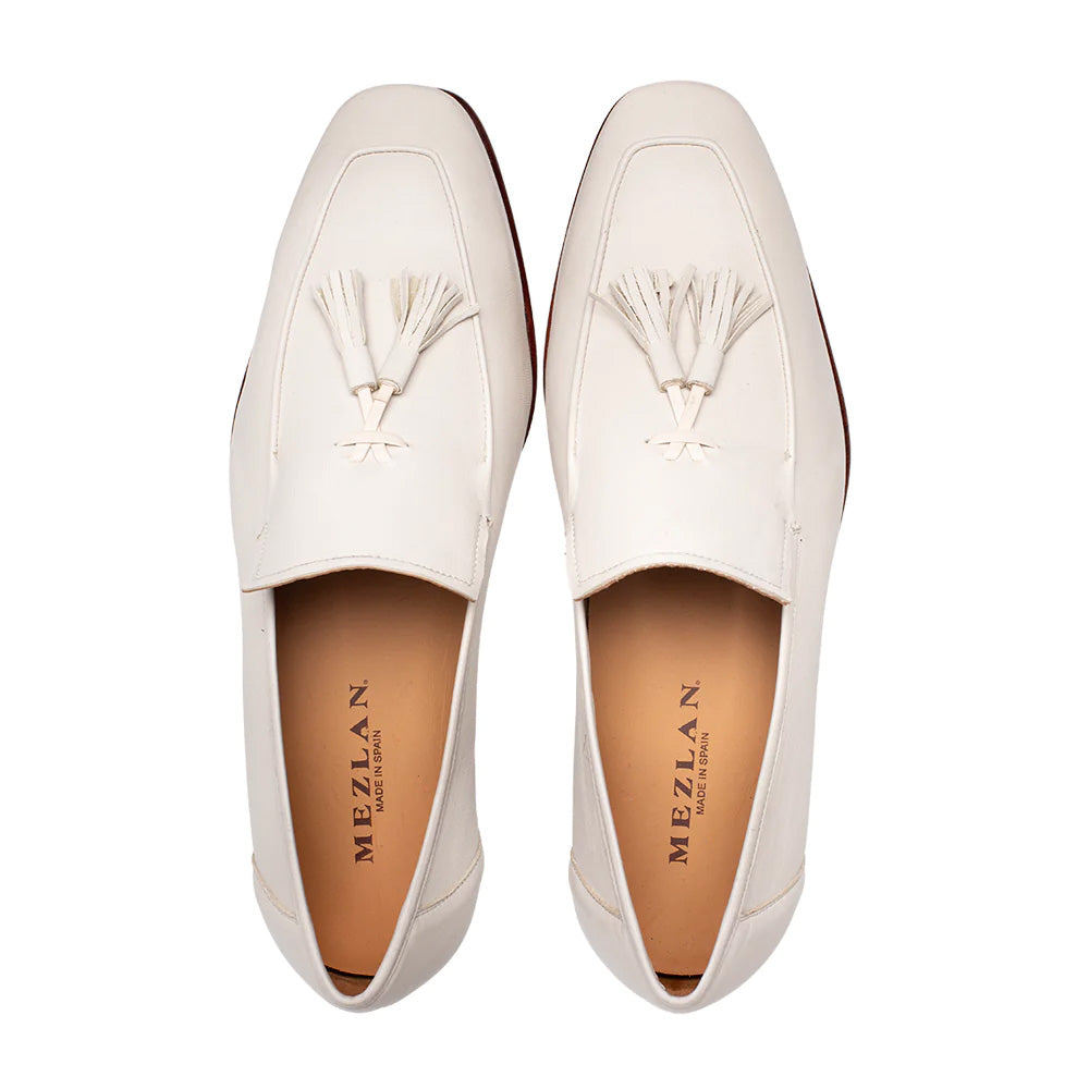 Mezlan Javea Tassel Loafer Bone (21146)