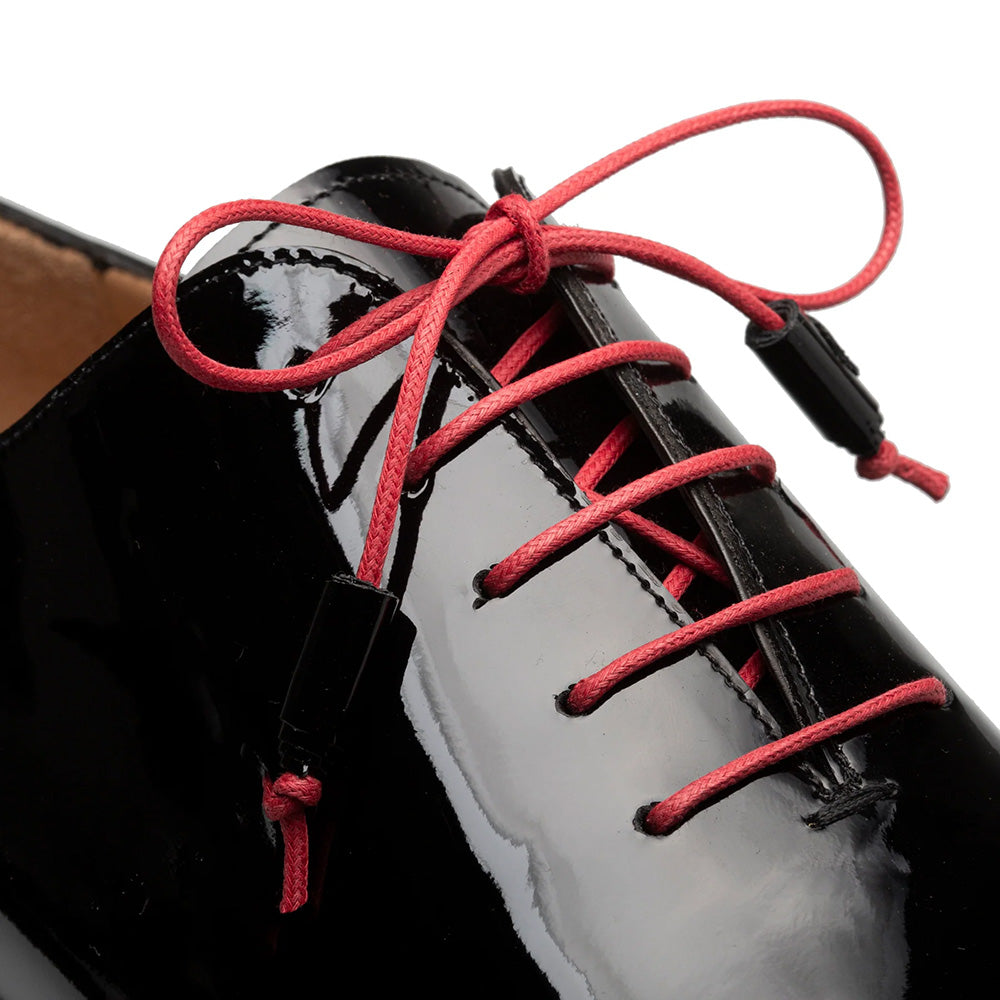 Mezlan Dietro 2 Asymmetrical Patent Oxfords Black (21188)