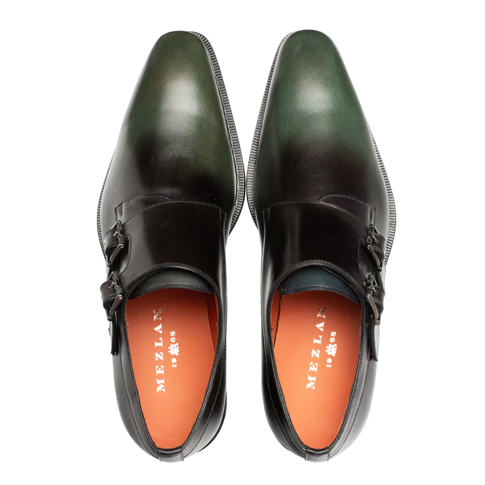Mezlan Pintor Multi-Tone Double Monk Forest (21244)