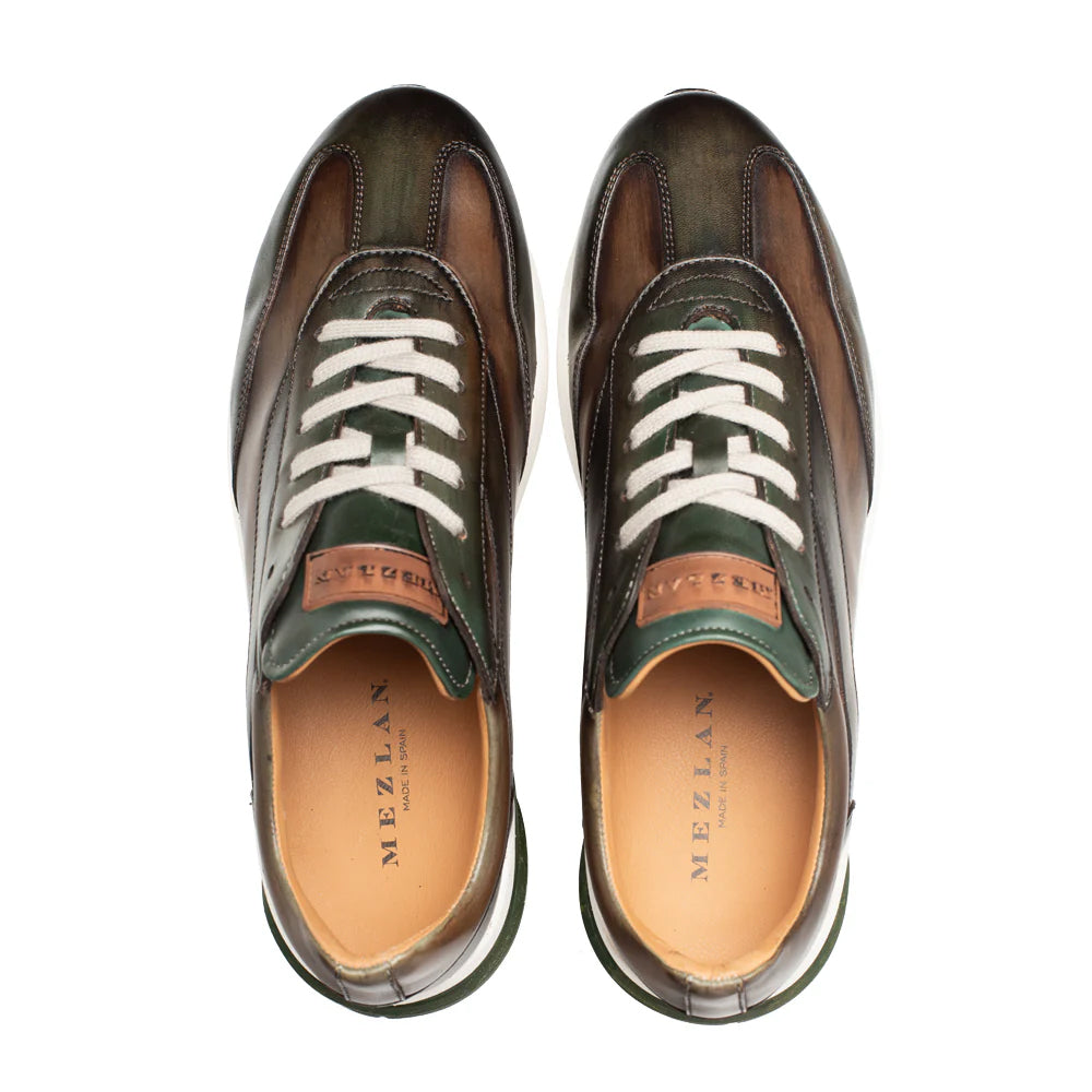 Mezlan Magico Two-Tone Sneaker Forest / Olive (21283-F)