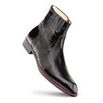Mezlan Baroni Hi-Shine Leather Boot Black (21300)