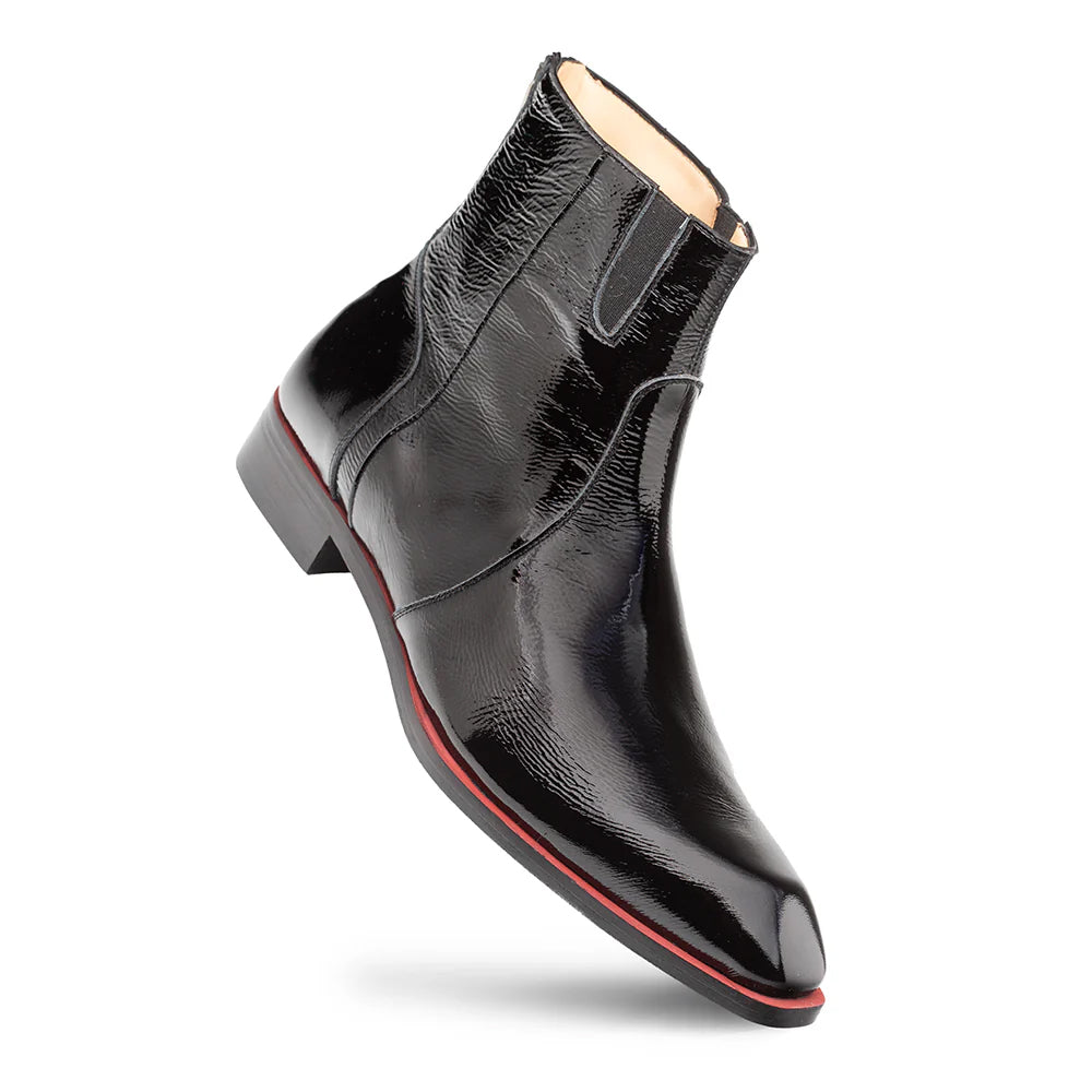 Mezlan Baroni Hi-Shine Leather Boot Black (21300)